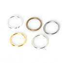 200Pcs 8/10mm Gold Silver Opening Hair Ring Dreadlock Bead Cuff Clip Braid Styling Tools Hoop Circle Accessories For Women Girls