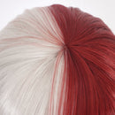 Anime My Hero Academia Boku no Hiro Akademia Shoto Todoroki Shouto Weiß Und Rot Cosplay Perücke+Perückenkappe
