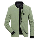 DIMUSI Herrenjacken Frühling Herbst Lässige einfarbige Mäntel Herren Sportbekleidung Baseball Slim Jacken Herren Bomberjacken 4XL,YA845