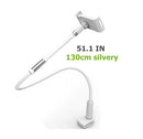Desktop Phone Tablet Stands 130cm Tablet Holder Adjustable Mount For Tablet 4.0 To 11 inch Bed Tablet PC Stand Metal Support