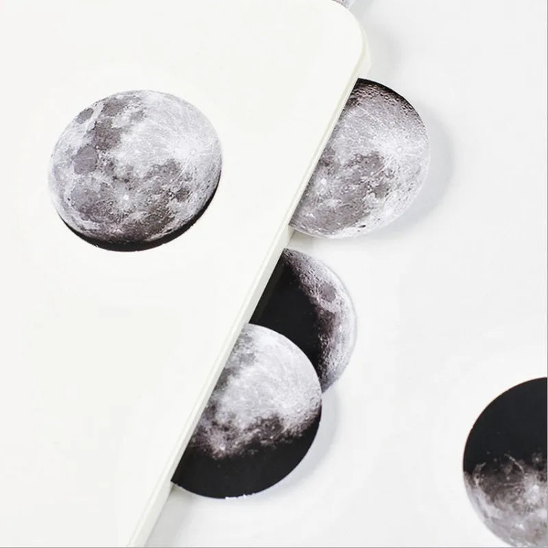 45pc Phase of The Moon Space Planet Scrapbooking Planner Diary Sticker Stationery School Office Supplies Gift Packing Label