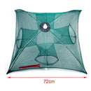 Folded Portable Hexagon 4/6/8/12/16 Hole Automatic Fishing Shrimp Trap Fishing Net Fish Shrimp Minnow Crab Baits Cast Mesh Trap