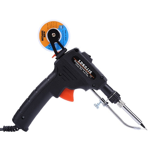 110V/220V 60W Hand-held Electric Soldering Iron Internal Heating Soldering Gun Solda Automatically Send Tin BGA Welding Tools