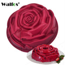 WALFOS 3D Handgemachte Runde Silikon-Kuchenform 3 Cupcake Gelee Pudding Keks Mini-Muffin Seifenform DIY Backwerkzeuge