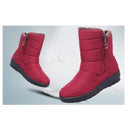 TIMETANG 2019 Die neuen rutschfesten, wasserdichten Winterstiefel plus Baumwollsamt-Damenschuhe, warme leichte große Größen 41 42 SchneestiefelE1872