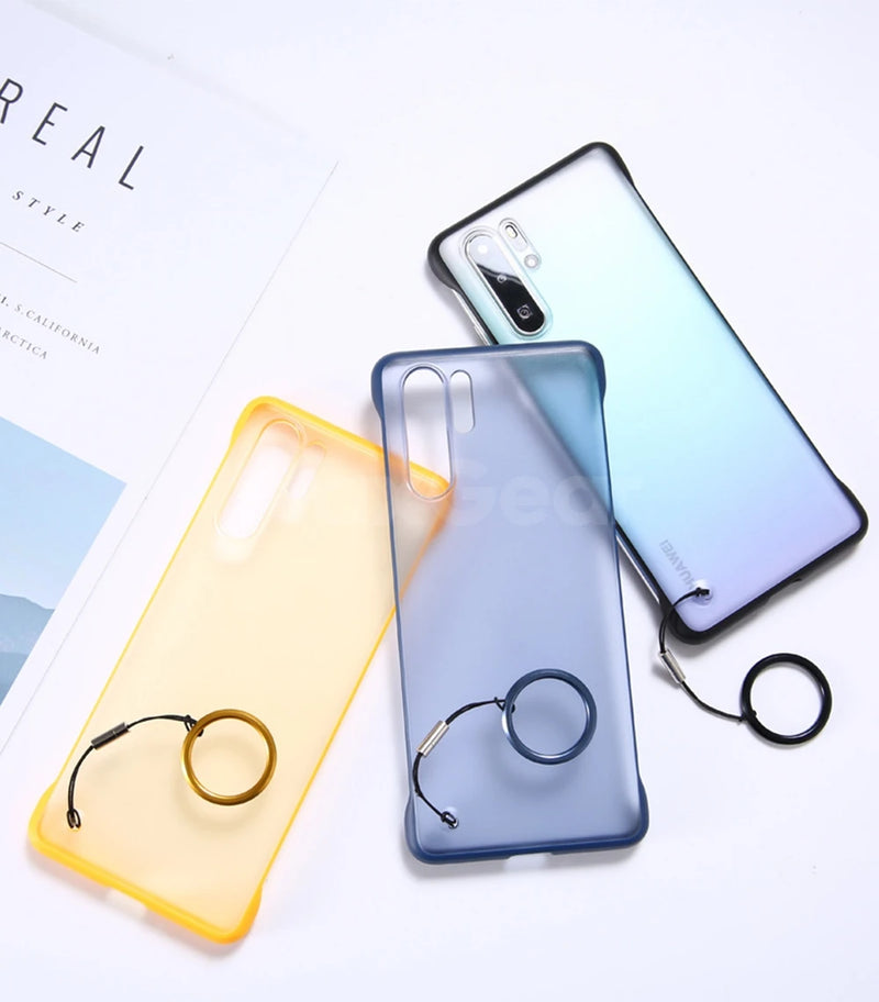 For Huawei P20 P30 Pro Lite Case Bumper Clear Hybrid Crystal Cover For Honor Mate 10 20 Pro Nova 3 3i 4 5 5i Frame Ring Coque