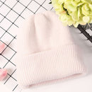 [Rancyword] Women Winter Hats Beanies Knitting Rabbit Wool Fur Hat Female Real Fur Skullies Caps Gorros Solid Color RC1222-2