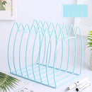 Sharkbang Creative Kawaii Cat Metal Book Magazine Bookends Books Stand Holder Bookshelf Desktop Storage Organizer Shelf