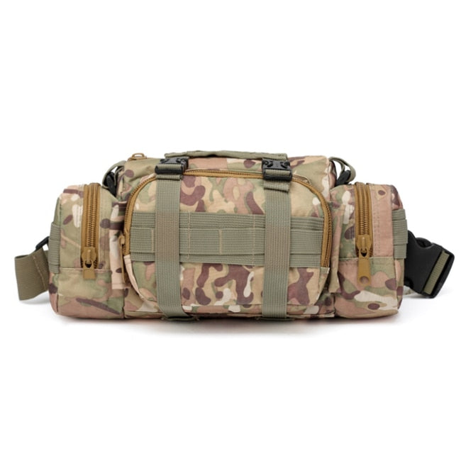 Outdoor Military Tactical Waist Bag Waterproof Nylon Camping Hiking Backpack Pouch Hand Bag military bolsa Style mochila