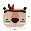 Nordische Kinderzimmer Deko Tiere Fuchs Bär 3D Wandsticker für Kinderzimmer Wandsticker Tiere Nordischer Fuchs Feder Wandsticker