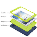 For iPad Mini 1/2/3 Retina Case 3 in1 Anti-slip Hybrid Protective Heavy Duty Rugged Shockproof Resistance Cover For iPad Mini
