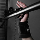 AOLIKES 1 Paar professionelle Fitness Stahl Gewichtheben Haken Handgelenkstütze Haken rutschfestes Fitnessstudio Armkrafttraining Schnalle