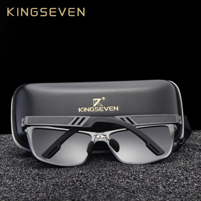 New KINGSEVEN Polarized Sunglasses Men Brand Designer Male Vintage Sun Glasses Eyewear oculos gafas de sol masculino