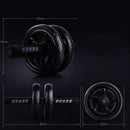 Loogdeel New Keep Fit Wheels No Noise Abdominal Wheel Ab Roller With Mat For Exercise Fitness Equipment