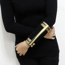 Langes Armband aus Legierung, großer Manschetten-Armreif, modisches offenes T-Armband für Frauen, Statement-Schmuck, Accessoires, Manchette UKMOC