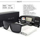 OLEY Polarisierte Herren Sonnenbrillen Marken-Designer Retro Quadratische Sonnenbrille Accessoires Unisex Fahrbrille Oculos de Sol Y6625