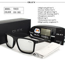 OLEY Polarisierte Herren Sonnenbrillen Marken-Designer Retro Quadratische Sonnenbrille Accessoires Unisex Fahrbrille Oculos de Sol Y6625