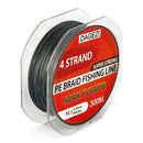 DAGEZI Super Strong 4 strand 300M/330YDS 100% PE Braided Fishing Line 10-80LB Multifilament Fishing Line Carp Fishing Saltwater