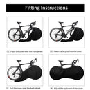 WEST BIKING 24-29 Inch Bike Cover Indoor Bicycle Wheel Cover Dust-proof  Storage Bag High Elastic Fabric Road MTB Bike Protector