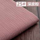 50*130cm Fabric Drape Cotton And Linen Double Gauze Crepe Baby Clothes Fabric Ladies Skirt Sleepwear Fabrics