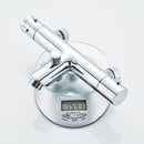 ROVATE Bathtub Shower Faucet Wall Mounted, Dual Handle Auto Thermostat Control Bath Mixer Tap for Bathroom