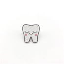 Cartoon Teeth Enamel Brooch Medical Organ Expressions Alloy Badge Denim Shirt Bag Pin Jewelry Accessories Gifts For Friends