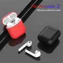 Soft Silicone Shockproof Cover Case for Apple AirPods 2nd Generation Earphone Capa Headphone Coque for Airpods Shell Accessories