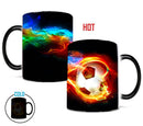 king lion Wolf Color Changing Mug Magic Heat Sensitive Tea Cup Coffee Mug Gift Mug for Your Kids or Your Friends Free Shipping