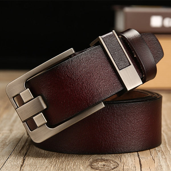 [DWTS]belt male leather belt men male genuine leather strap luxury pin buckle belts for men belt Cummerbunds ceinture homme