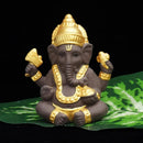 Ganesha series Home decor Buddha statues Figurines Ceramic Decoration Purple sand White porcelain Elephant Buddha