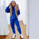 OMSJ 2023 Neon Green Solid Tracksuit Women 2 Piece Sets Casual Outfit Pants Set Suit Long Sleeve Clothing Set Streetwear Femme