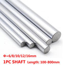 1PC 6mm 8mm 10mm 12mm 16mm OD Linear Shaft Length 100-800mm Cylinder Liner Rail for 3D Printer Axis CNC Parts