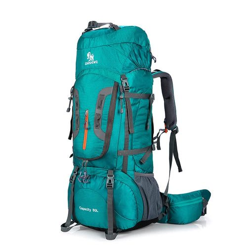The High Camp | 80L Aluminum-Frame Hiking Backpack, 1.45 kg