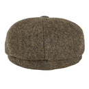 BOTVELA Wool Tweed Newsboy Cap Herringbone Men Women British Gatsby Retro Hat Driver Flat Cap for Male Vintage Herringbone Beret