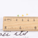 Eco-friendly PET 3mm Ultrathin Heart Nail Sequin Mixed Holographic Laser Silver Glitter Sequins for Craft Nail Art Decoration