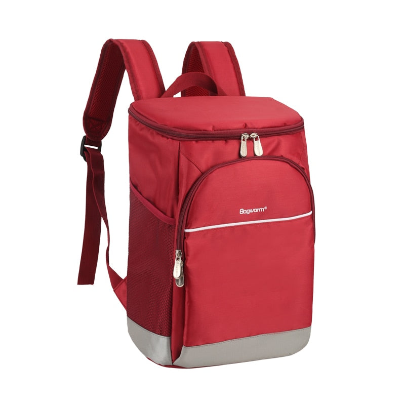 Oxford backpack cooler bag thermo lunch picnic box insulated cool ice pack car fresh Food delivery thermal bags refrigerator