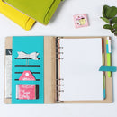 Macaron leather school student spiral notebook stationery,fine office personal binder daily weekly planner agenda organizer A5