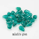 60/70PCS 8/10mm Crystal Tear Drop Shape Beads for Jewelry Making Waterdrop AB Glass Beads Loose Jewellery Beads DIY Bracelets