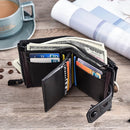 The Transit Fold | Slim Dual-Zip PU Leather Men's Wallet