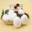 10PCS/lot 4/6CM White Foam Eggs Solid Modelling Polystyrene Styrofoam Foam Ball Eggs Shape DIY Easter Decorations Kids Gifts