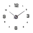 Neue Echtmetall 3D DIY Acryl Spiegel Wanduhr Uhren Hauptdekoration Moderne Nadel Quarz Aufkleber