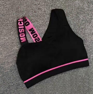 New Letter Cut Out Sports Bra Women Fitness Yoga Push up  Gym Padded Sports Top Athletic Sexy  Workout Running Clothing P165