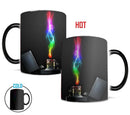 king lion Wolf Color Changing Mug Magic Heat Sensitive Tea Cup Coffee Mug Gift Mug for Your Kids or Your Friends Free Shipping