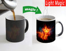 king lion Wolf Color Changing Mug Magic Heat Sensitive Tea Cup Coffee Mug Gift Mug for Your Kids or Your Friends Free Shipping