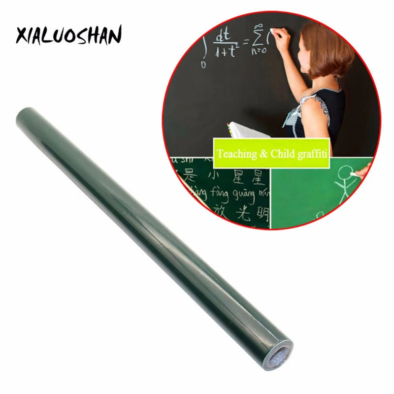 Self-adhesive Blackboards Sticker 45x100cm Dark Green Graffiti Wall Sticker Erasable Blackboard Learning Bulletin Message Board