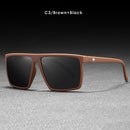 KDEAM High Performance quadratische polarisierte Sonnenbrille für Männer Frauen Kunststoff Titan TR90 Fahrsonnenbrille Kat.3 CE KD693
