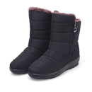 TIMETANG 2019 Die neuen rutschfesten, wasserdichten Winterstiefel plus Baumwollsamt-Damenschuhe, warme leichte große Größen 41 42 SchneestiefelE1872