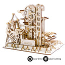 Robotime DIY 3D Wooden Mechanical Puzzle  Model Building Kits Laser Cutting Action by Clockwork Gift Toys for Children LG/LK/AM