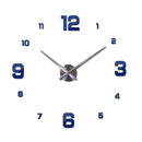 Neue Echtmetall 3D DIY Acryl Spiegel Wanduhr Uhren Hauptdekoration Moderne Nadel Quarz Aufkleber