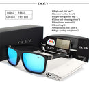 OLEY Polarisierte Herren Sonnenbrillen Marken-Designer Retro Quadratische Sonnenbrille Accessoires Unisex Fahrbrille Oculos de Sol Y6625